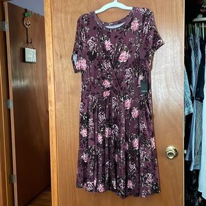 NWT Torrid purple floral dress